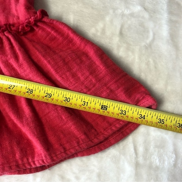 Billabong Red Sincerely Jules Lovers Wish V Neck Mid Thigh Dress Size Small - Picture 12 of 12